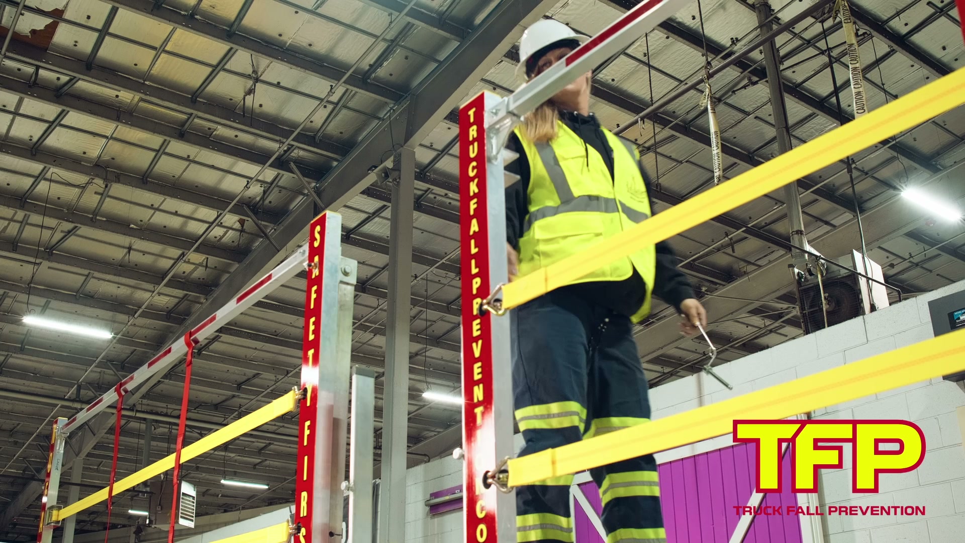 Open Trailer Side Rolling Panel with Ladder Demo