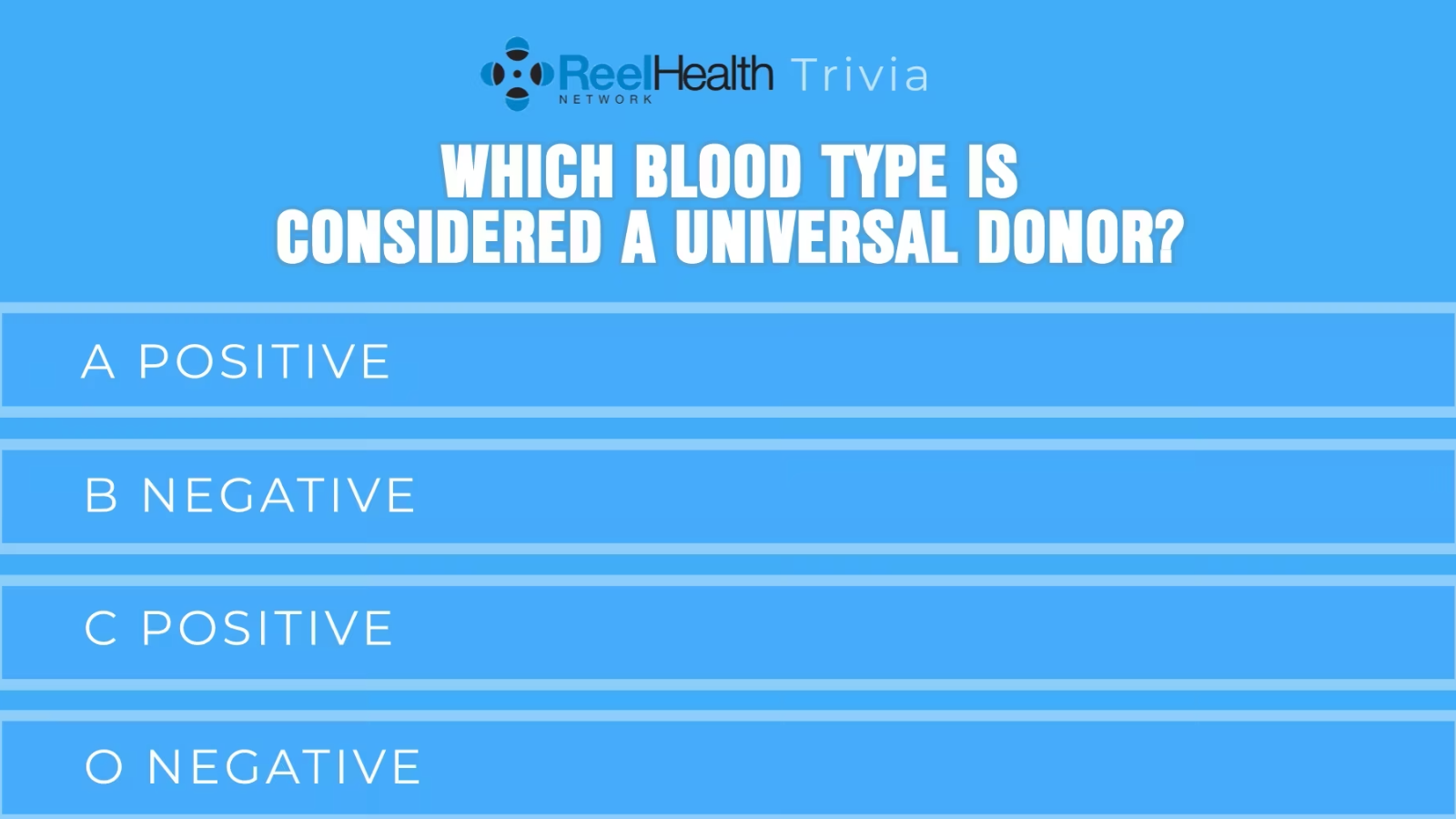 Trivia for Hospitals - TV Network